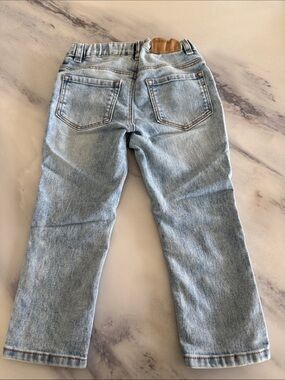 Light Wash Boys Straight Leg Jeans